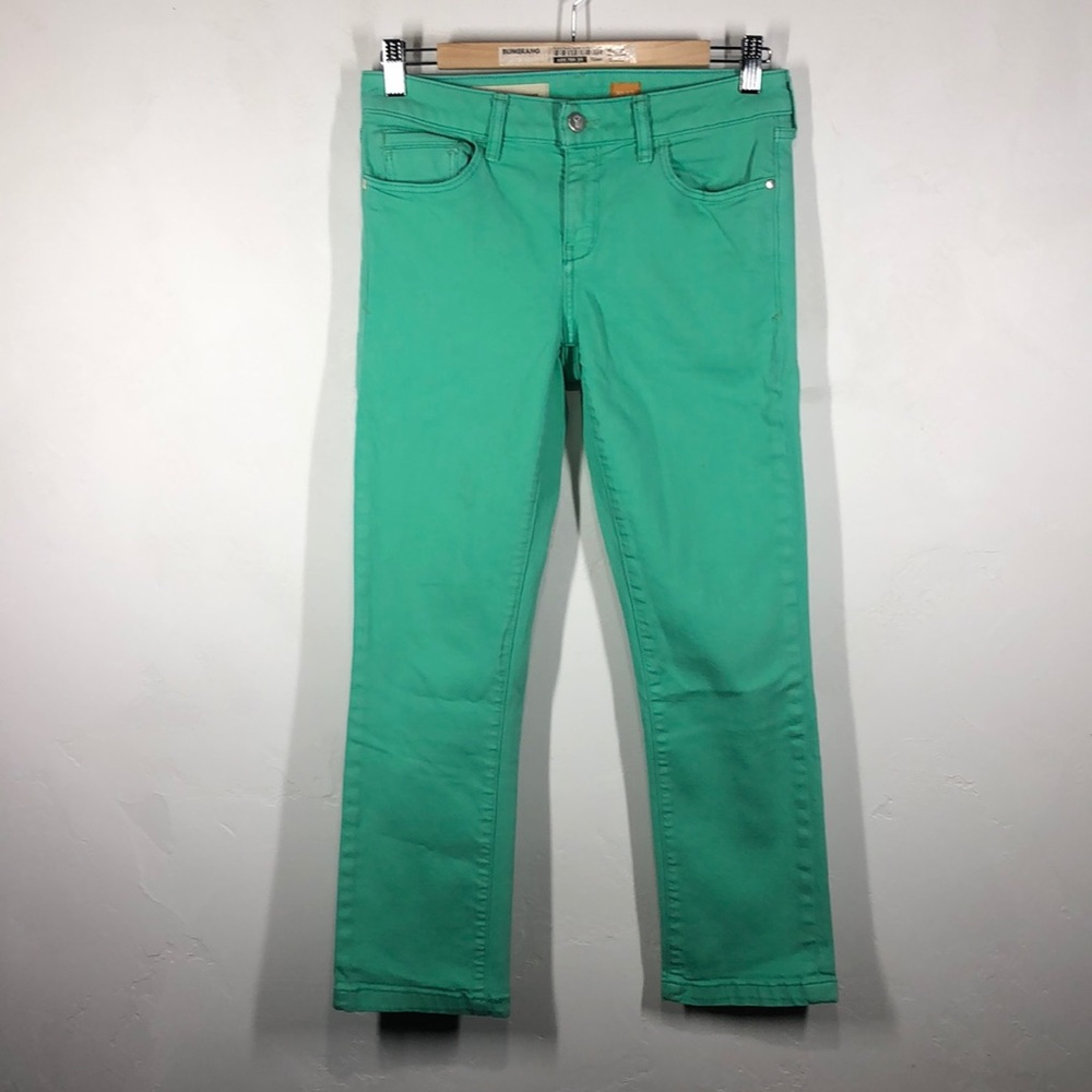 Anthropologie Pilcro & Letterpress green jeans 27